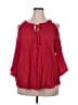 A. Byer Red 3/4 Sleeve Blouse Size 2X - photo 1
