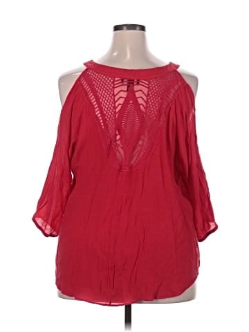 A. Byer 3/4 Sleeve Blouse (view 2)