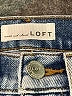 Ann Taylor LOFT Hearts Blue Jeans Size 24 waist - photo 7