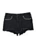 YMI Black Denim Shorts Size 7 - photo 1