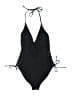 Assorted Brands Solid Black One Piece Swimsuit Size S (estimated) - photo 2