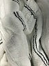 Unbranded Stripes Silver Short Sleeve Blouse Size M - photo 7