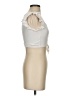 Zara Ivory Sleeveless Blouse Size S - photo 4