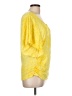 JM Collection Yellow Short Sleeve Top Size L - photo 4