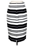 Calvin Klein Stripes Black Casual Skirt Size 2 - photo 2