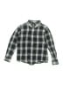 Janie and Jack 100% Cotton Plaid Gray Long Sleeve Button-Down Shirt Size 5 - photo 1