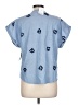 Kindred Blue Short Sleeve Blouse Size L - photo 2