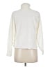 Point Sur 100% Polyester White Brown Long Sleeve Top Size M - photo 2