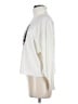 Point Sur 100% Polyester White Brown Long Sleeve Top Size M - photo 5