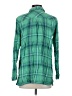 J.Jill Plaid Green Long Sleeve Button-Down Shirt Size S - photo 2