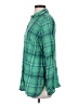 J.Jill Plaid Green Long Sleeve Button-Down Shirt Size S - photo 5