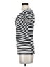 Max Studio Stripes White Short Sleeve T-Shirt Size S - photo 5