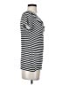 Max Studio Stripes White Short Sleeve T-Shirt Size S - photo 4