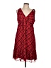 The Limited Argyle Red Cocktail Dress Size L - photo 1