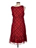 The Limited Argyle Red Cocktail Dress Size L - photo 2