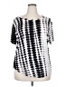 Willow Silver Short Sleeve Top Size 2X - photo 1