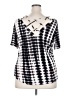 Willow Silver Short Sleeve Top Size 2X - photo 2