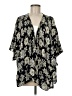 Brandy Melville 100% Rayon Black Kimono One size - photo 1