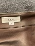 A.L.C. 100% Polyester Metallic Silver Gold Formal Skirt Size L - photo 4