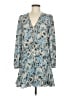 Veronica Beard 100% Silk Paisley Blue Casual Dress Size 8 - photo 1