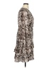 1.State 100% Polyester Animal Print Brown Cocktail Dress Size 16W - photo 4