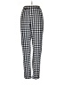 Shein 100% Polyester Houndstooth Black Casual Pants Size S - photo 1