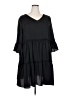 Shein 100% Polyester Solid Black Casual Dress Size 2X - photo 1