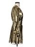 Gianni Bini 100% Polyester Metallic Gold Cocktail Dress Size S - photo 4