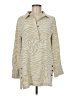 Chico's 100% Polyester Ivory Long Sleeve Blouse Size Med (1) - photo 1
