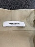 Vitamin 100% Polyester Tan Ivory Raincoat Size M - photo 6
