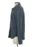 Paige Plaid Blue Long Sleeve Button-Down Shirt Size S - photo 5