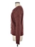 Pink Rose 100% Acrylic Burgundy Pullover Sweater Size M - photo 5