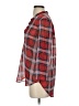 Teenbell 100% Polyester Plaid Red 3/4 Sleeve Blouse Size S - photo 5