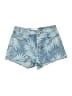 Current/Elliott Tropical Blue Denim Shorts Size 27 waist - photo 1