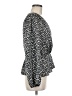 Lush 100% Polyester Black Long Sleeve Blouse Size M - photo 4