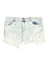 Almost Famous Stars Blue Denim Shorts Size 11 - photo 1