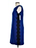Laundry by Design Color Block Blue Cocktail Dress Size 10 - photo 5