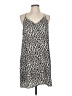 Tempted Animal Print Silver Casual Dress Size M - photo 1