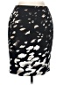 Tahari Animal Print Black Casual Skirt Size 6 - photo 1