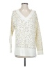 Nine West Animal Print Ivory Pullover Sweater Size S - photo 1