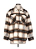Ann Taylor LOFT Outlet 100% Polyester Plaid Brown Coat Size L (petite) - photo 1