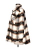 Ann Taylor LOFT Outlet 100% Polyester Plaid Brown Coat Size L (petite) - photo 5