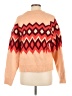 Joie Chevron-herringbone Orange Pullover Sweater Size M - photo 2