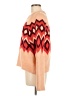 Joie Chevron-herringbone Orange Pullover Sweater Size M - photo 5