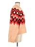 Joie Chevron-herringbone Orange Pullover Sweater Size M - photo 4