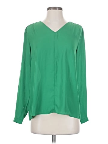 Ann Taylor Long Sleeve Blouse (view 1)