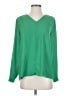 Ann Taylor 100% Polyester Green Long Sleeve Blouse Size XS - photo 1