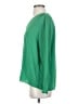 Ann Taylor 100% Polyester Green Long Sleeve Blouse Size XS - photo 5