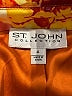 St. John Collection Floral Orange Blazer Size 4 - photo 6