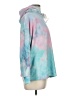 Pink Lily Tie-dye Teal Pullover Hoodie Size M - photo 4